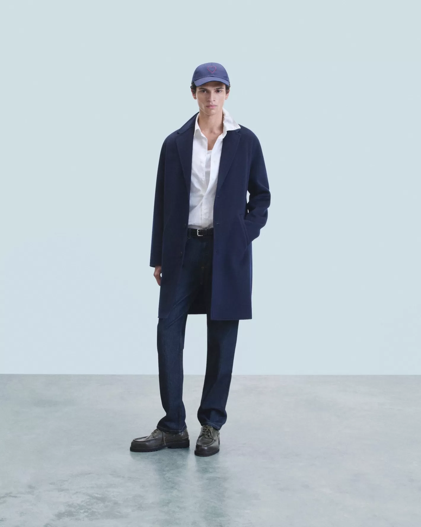 Cappellino Con Visiera Curva Cuore Ricamato-FROM FUTURE Best