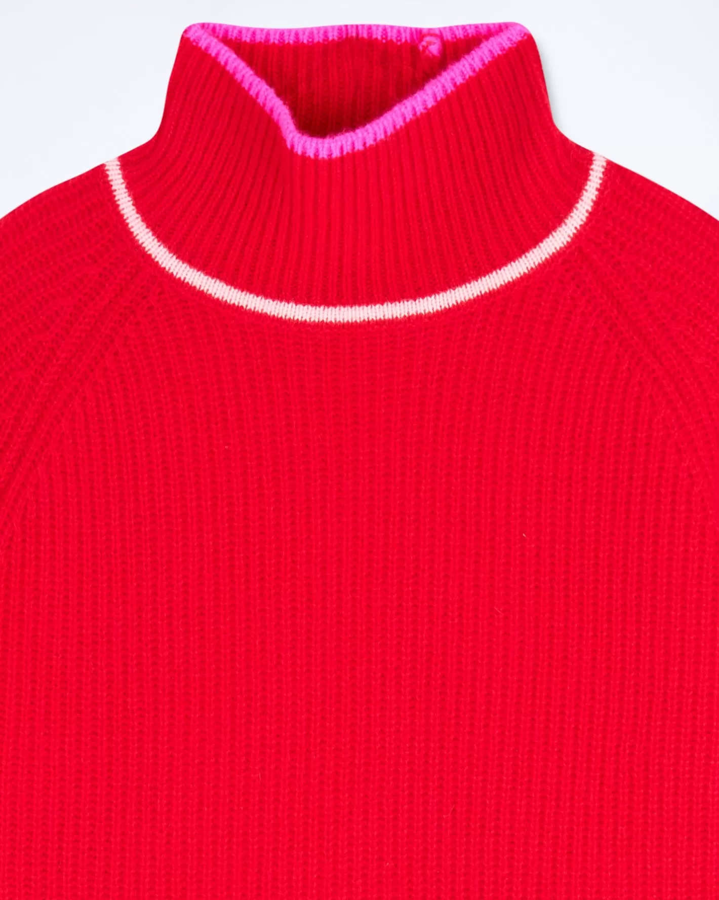 Maglione Collo Alto Tricolore A Costa Perlata-FROM FUTURE Hot
