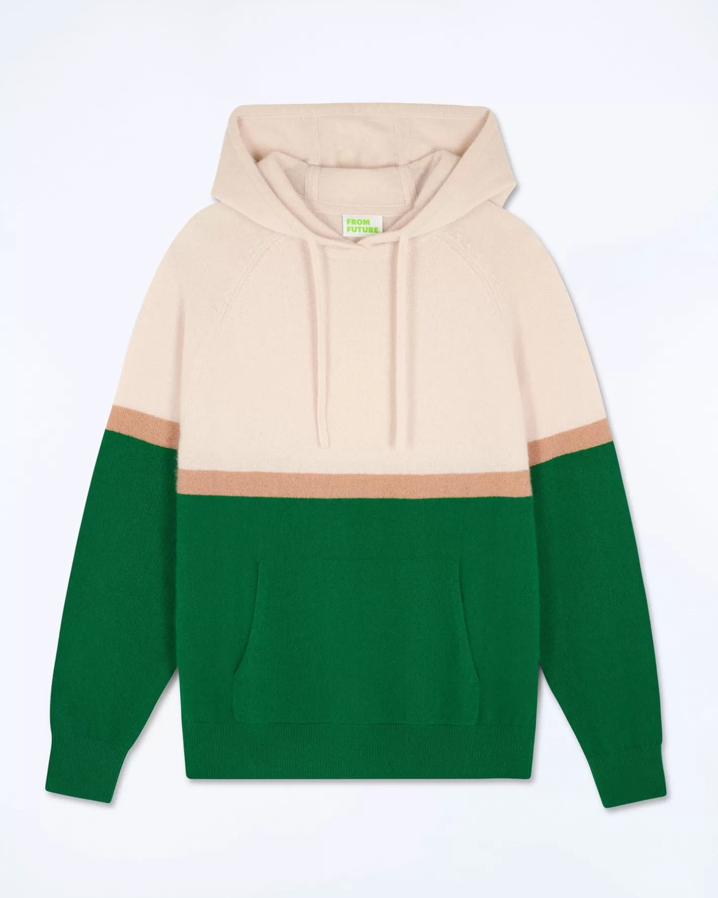 Maglione Felpa Con Cappuccio Color Block-FROM FUTURE Sale