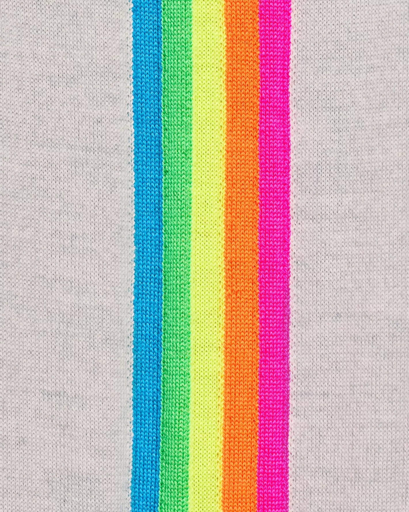 Maglione Scollo Tondo Bande Multicolori Sulle Maniche-FROM FUTURE Fashion
