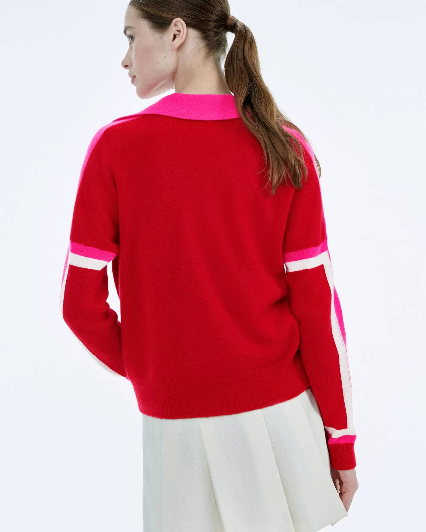 Maglioni Collo A Polo Tricolore-FROM FUTURE Best