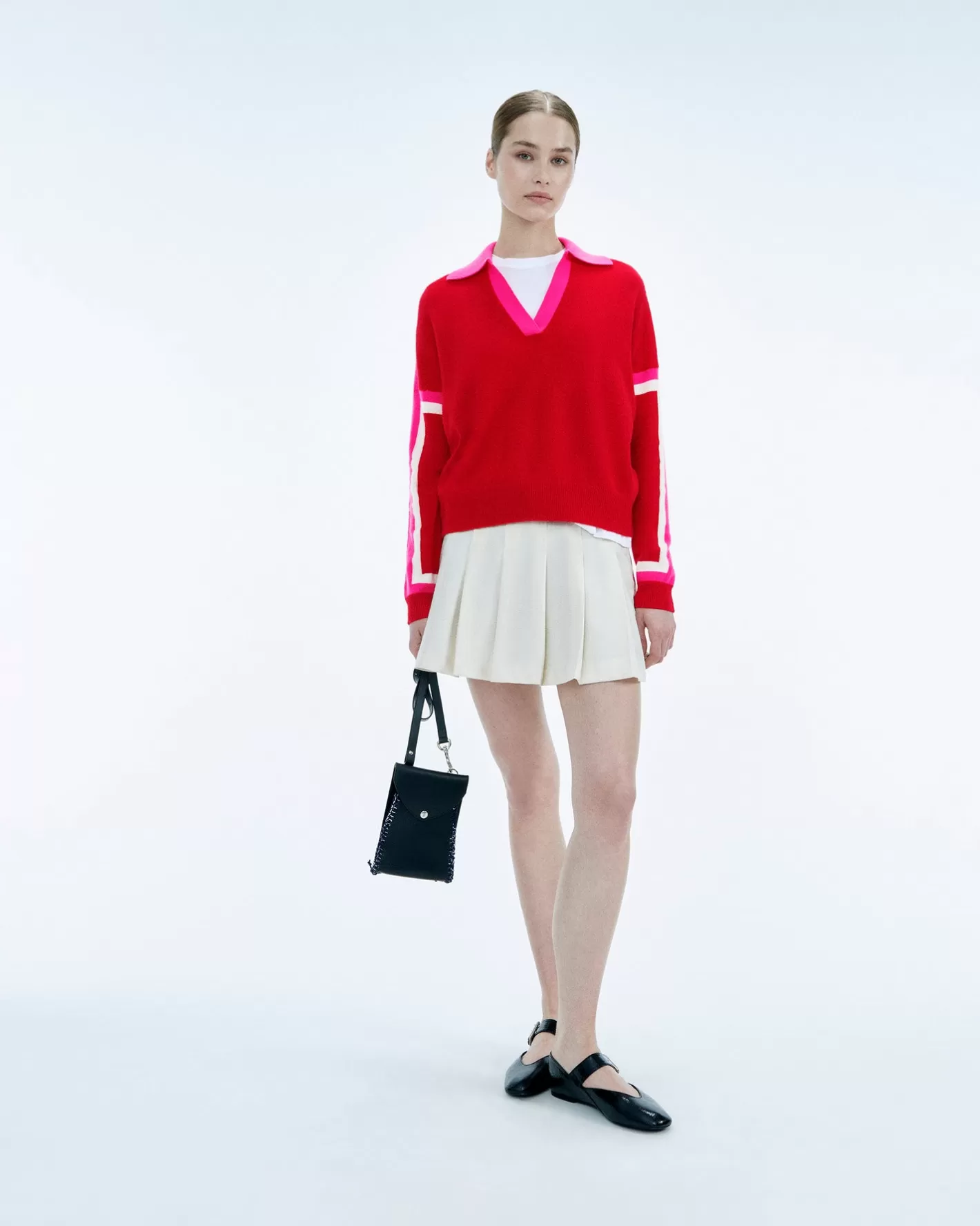 Maglioni Collo A Polo Tricolore-FROM FUTURE Best