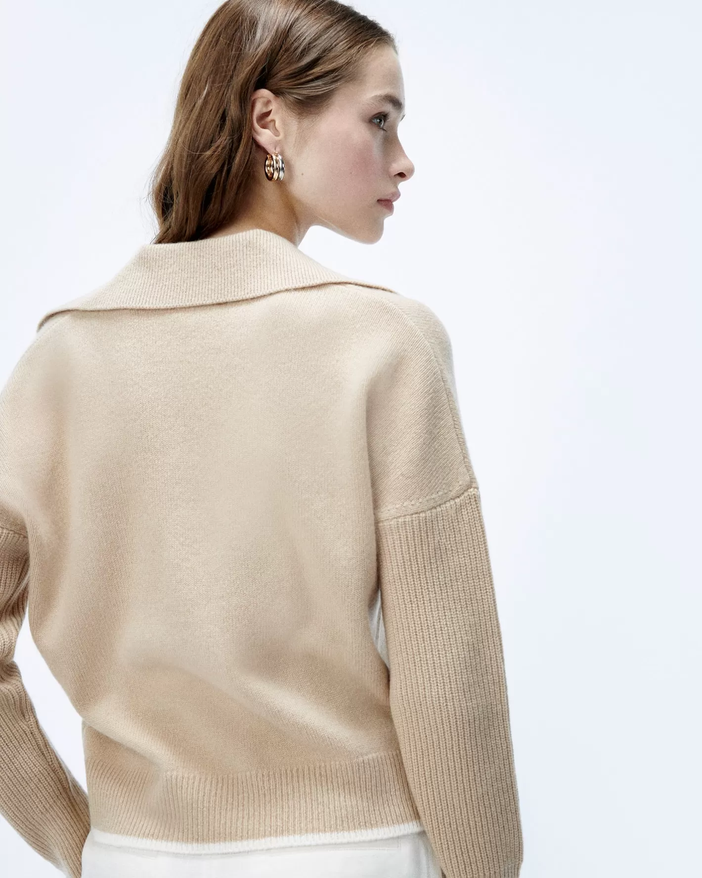 Pullover Collo A Polo Bicolore-FROM FUTURE Hot