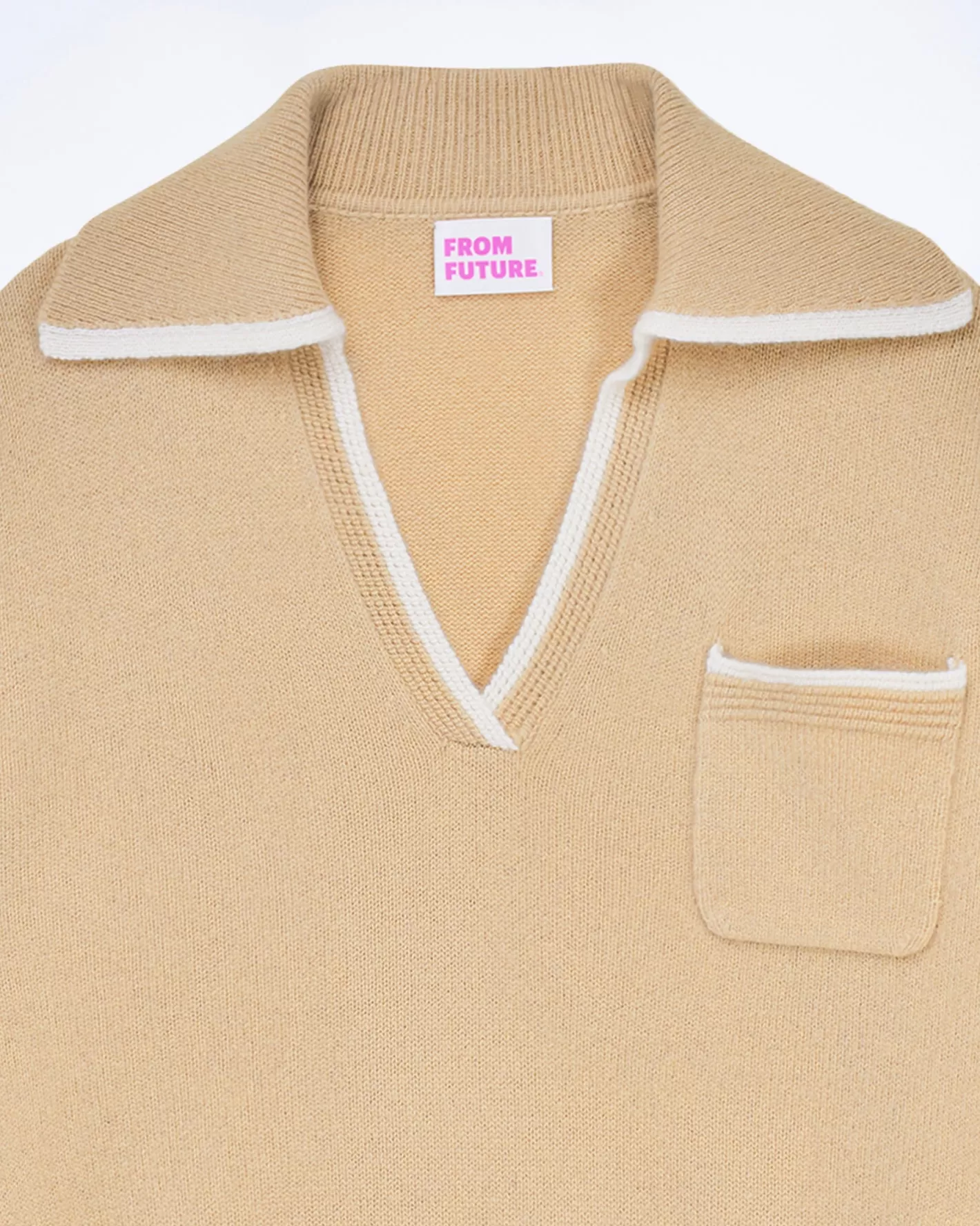 Pullover Collo A Polo Bicolore-FROM FUTURE Hot