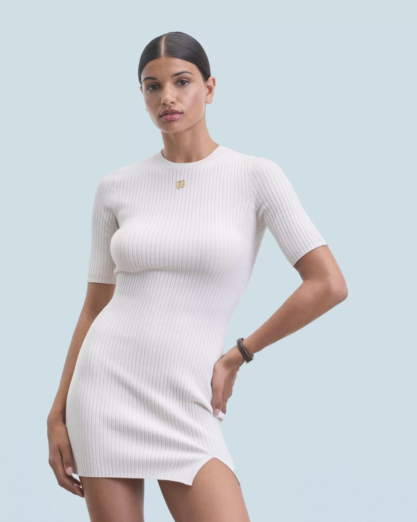 Vestito Corto Maniche Corte A 3/4-FROM FUTURE Best